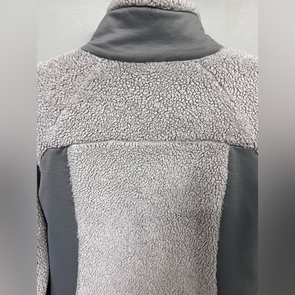Columbia Women's Double Plush Sporty Full-Zip Fleece Jacket Size Small Cozy Gray - Picture 4 of 5